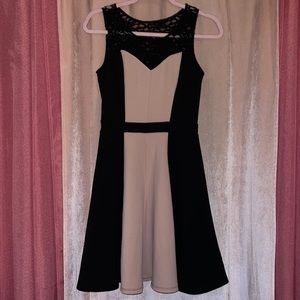Enfocus Studio Pink and Black Dress